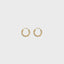 Saray twisted earrings 14k gold