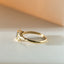 Senda granaat ring 14k goud
