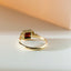 Senda granaat ring 14k goud