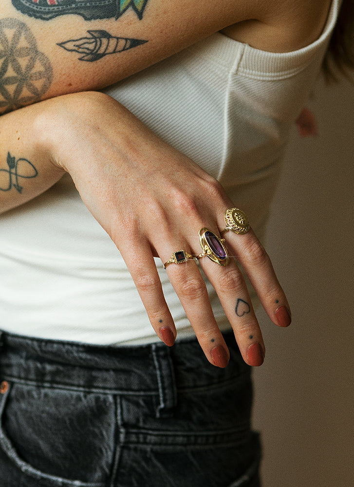 Iggy citrine ring 14k gold