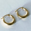 Tash round earrings 14k gold