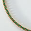 Tennis emerald bracelet 14k gold
