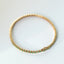 Tennis emerald bracelet 14k gold