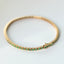 Tennis emerald bracelet 14k gold