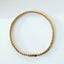 Tennis yellow sapphire bracelet 14k gold