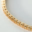 Tennis yellow sapphire bracelet 14k gold