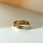 Three is a party ring 14k goud