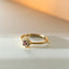 Triss halo diamond pink tourmaline ring 14k gold