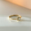 Triss halo diamant ring 14k goud