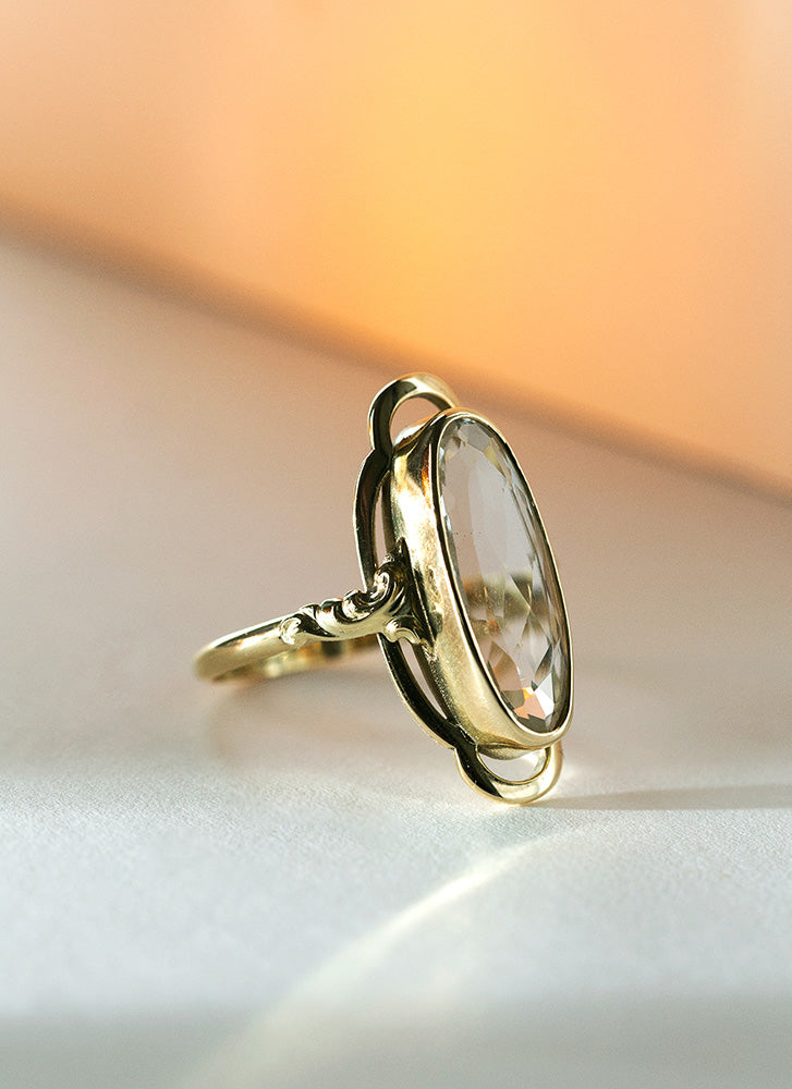 The gent classic II ring 14k gold