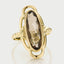 Trixie smoky quartz ring 14k gold