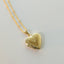 Aphrodite heart medaillon 14k gold - Studio Kroewe