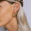 Austen hoop earrings 14k gold - Studio Kroewe