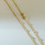 Bamboo necklace 14k gold - Studio Kroewe