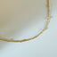 Bamboo necklace 14k gold - Studio Kroewe