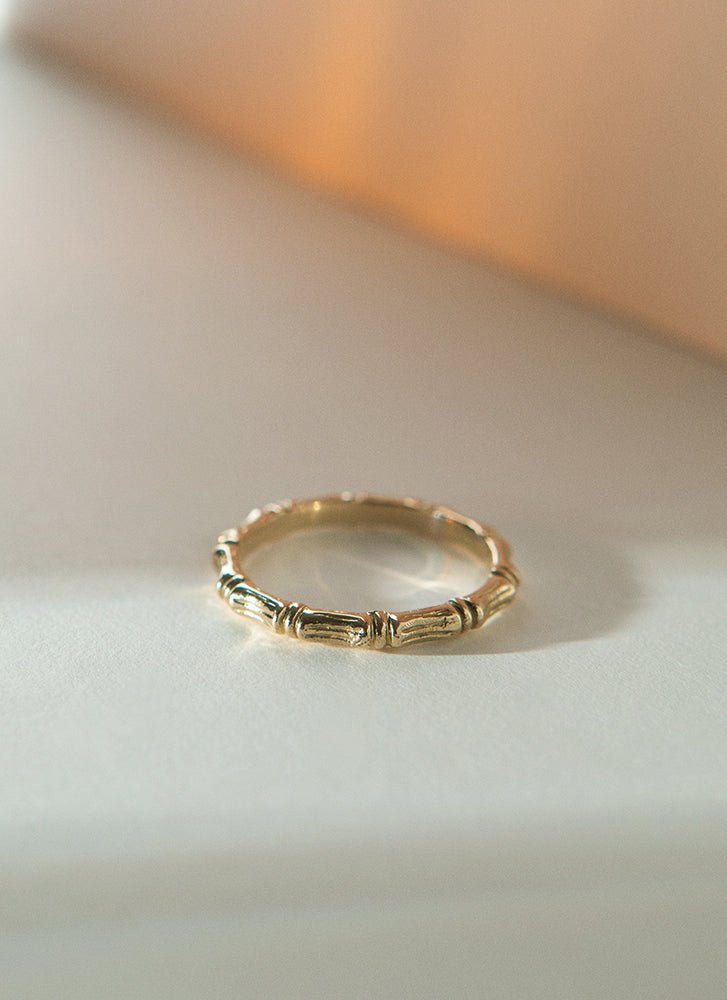 IceCarats Gold Bamboo Toe Ring 14k Gold Toe Ring 14k Real Yellow Gold ...