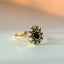 Billie flower sapphire pearl entourage ring 14k gold - Studio Kroewe