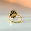 Billie flower sapphire pearl entourage ring 14k gold - Studio Kroewe