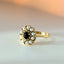 Billie flower sapphire pearl entourage ring 14k gold - Studio Kroewe