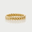 Braided twist band ring 14k gold - Studio Kroewe