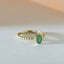 Caes emerald may birthstone 14k gold - Studio Kroewe
