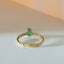 Caes emerald may birthstone 14k gold - Studio Kroewe