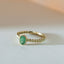 Caes emerald may birthstone 14k gold - Studio Kroewe