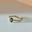 Caes london blue topaz december birthstone ring 14k gold - Studio Kroewe