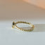 Caes london blue topaz december birthstone ring 14k gold - Studio Kroewe
