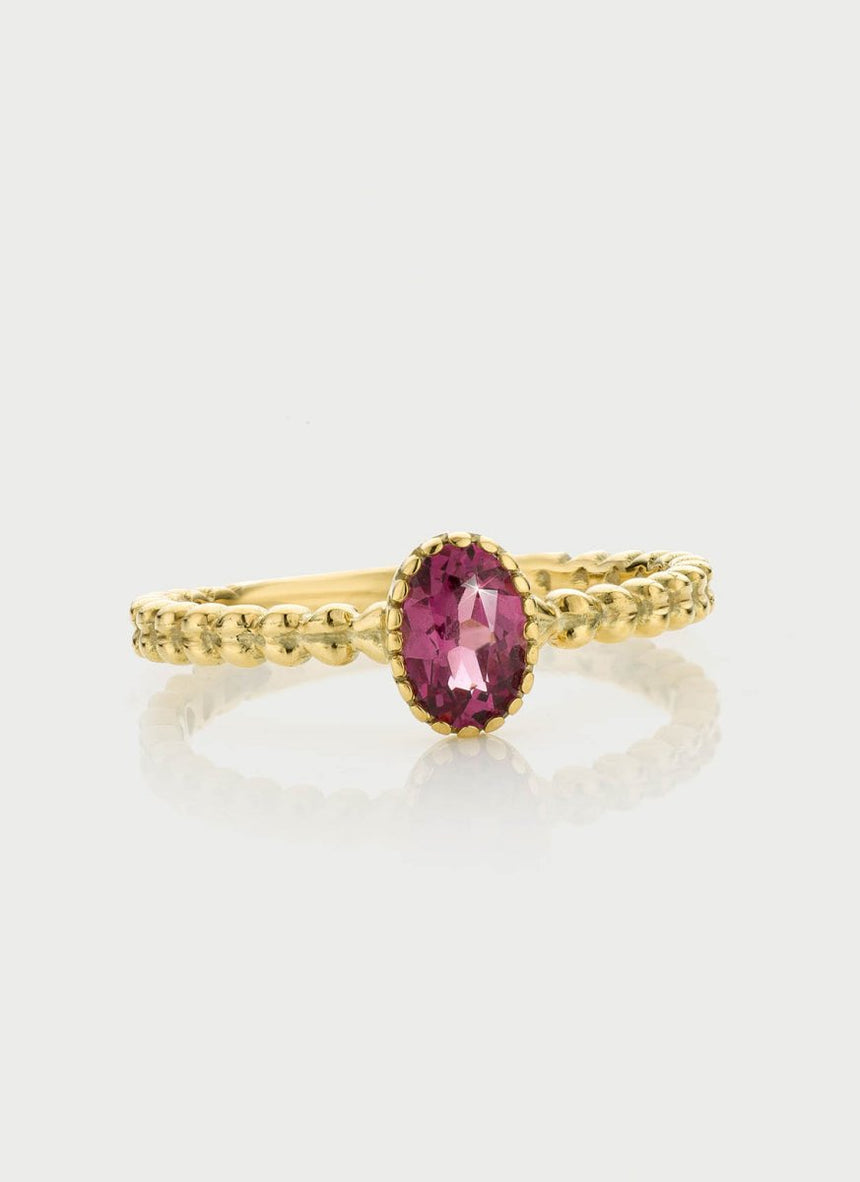 Caes diamond april birthstone ring 14k gold - Studio Kroewe