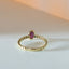 Caes ruby july birthstone ring 14k gold - Studio Kroewe