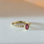 Caes ruby july birthstone ring 14k gold - Studio Kroewe