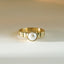Coco pearl ring 14k gold - Studio Kroewe