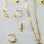 Crocodile charm 14k gold - Studio Kroewe