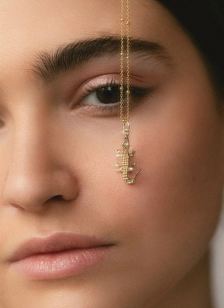 Prim twisted earrings 14k gold - Studio Kroewe