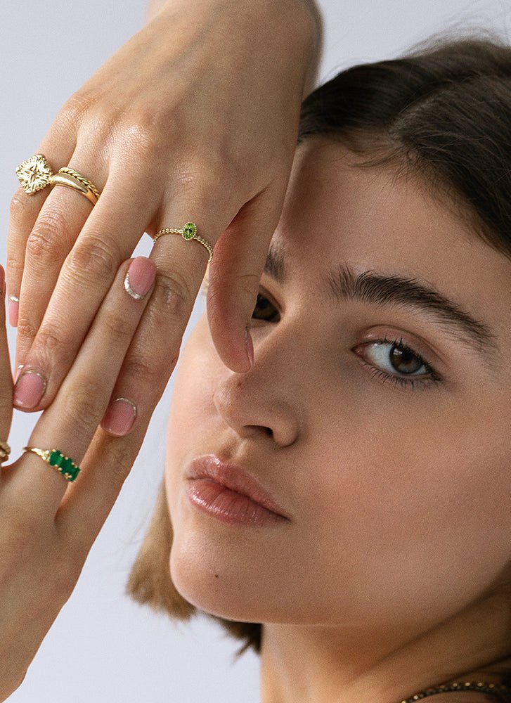 Deni ring 14k gold - Studio Kroewe