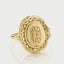 Dolly signet ring 14k gold - Studio Kroewe
