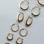 Donna lapide earrings 14k gold - Studio Kroewe