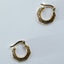Donna lapide earrings 14k gold - Studio Kroewe