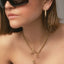 Dragonfly charm 14k gold - Studio Kroewe