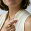 Elay rhodolite 14k gold ring - Studio Kroewe