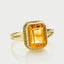 Emmeline citrine ring 14k gold - Studio Kroewe