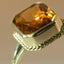 Emmeline citrine ring 14k gold - Studio Kroewe