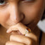 Emmeline citrine ring 14k gold - Studio Kroewe