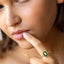 Emmeline peridot ring 14k gold - Studio Kroewe