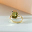 Emmeline peridot ring 14k gold - Studio Kroewe
