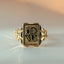 Freya love signet ring 14k gold - Studio Kroewe