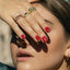 Freya love signet ring 14k gold - Studio Kroewe