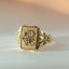 Freya love signet ring 14k gold - Studio Kroewe