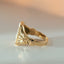 Freya love signet ring 14k gold - Studio Kroewe